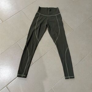 Aritzia Tna TnaLIFE Atmosphere High-Rise Leggings - Olive Green - XS Athleisure